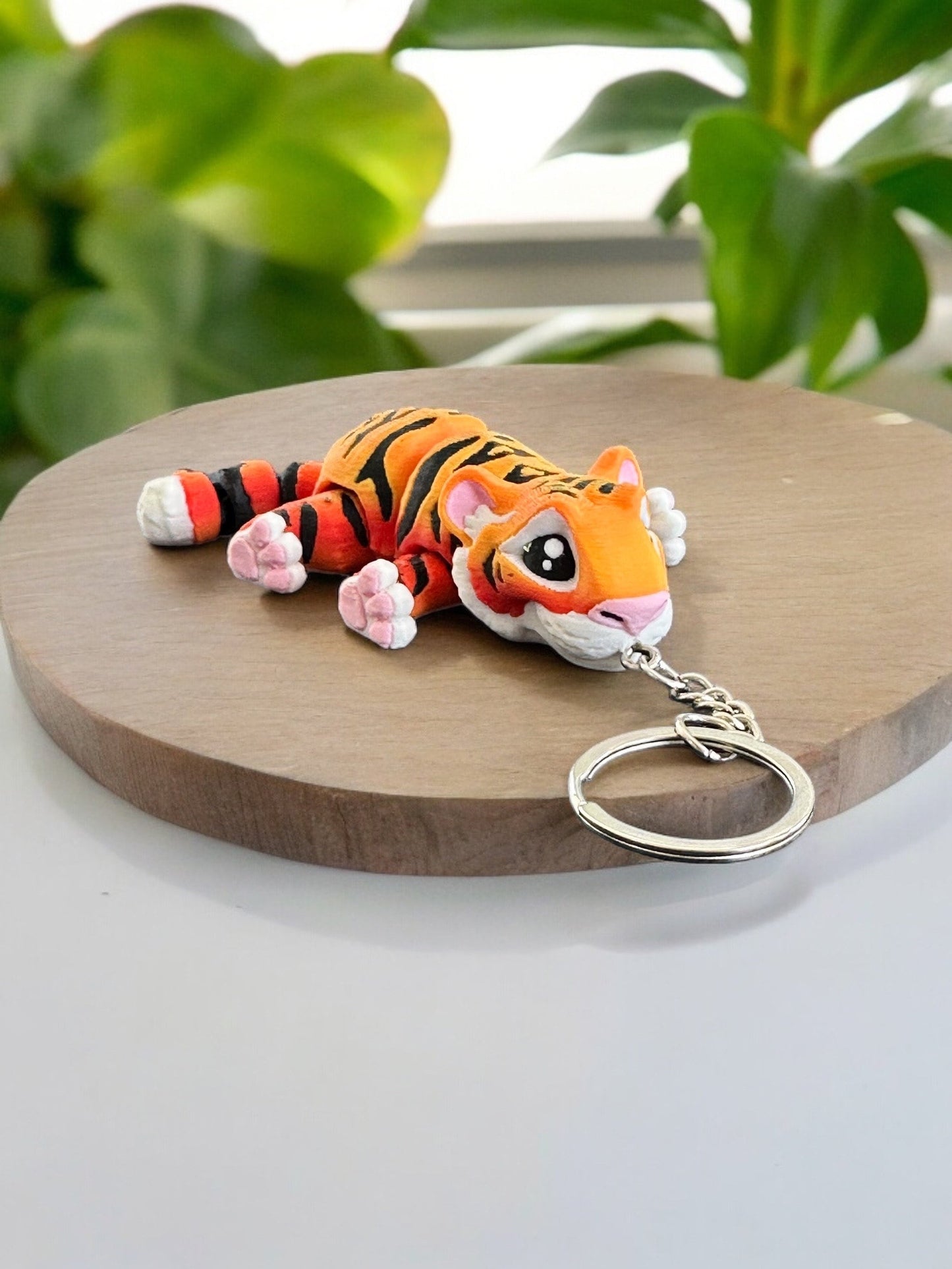 Mini Tiger Keychain / 3D Printed Tiger