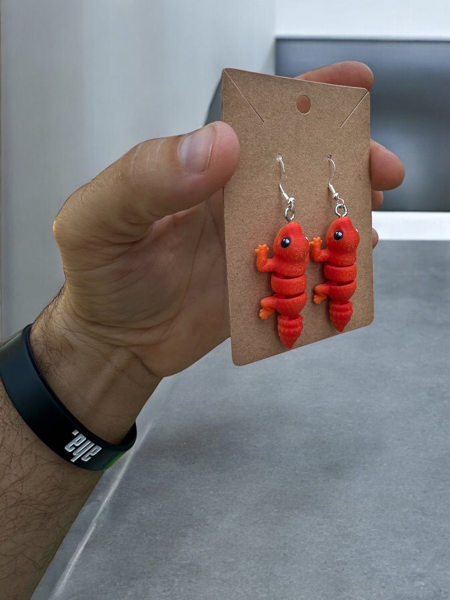 Gecko Earrings