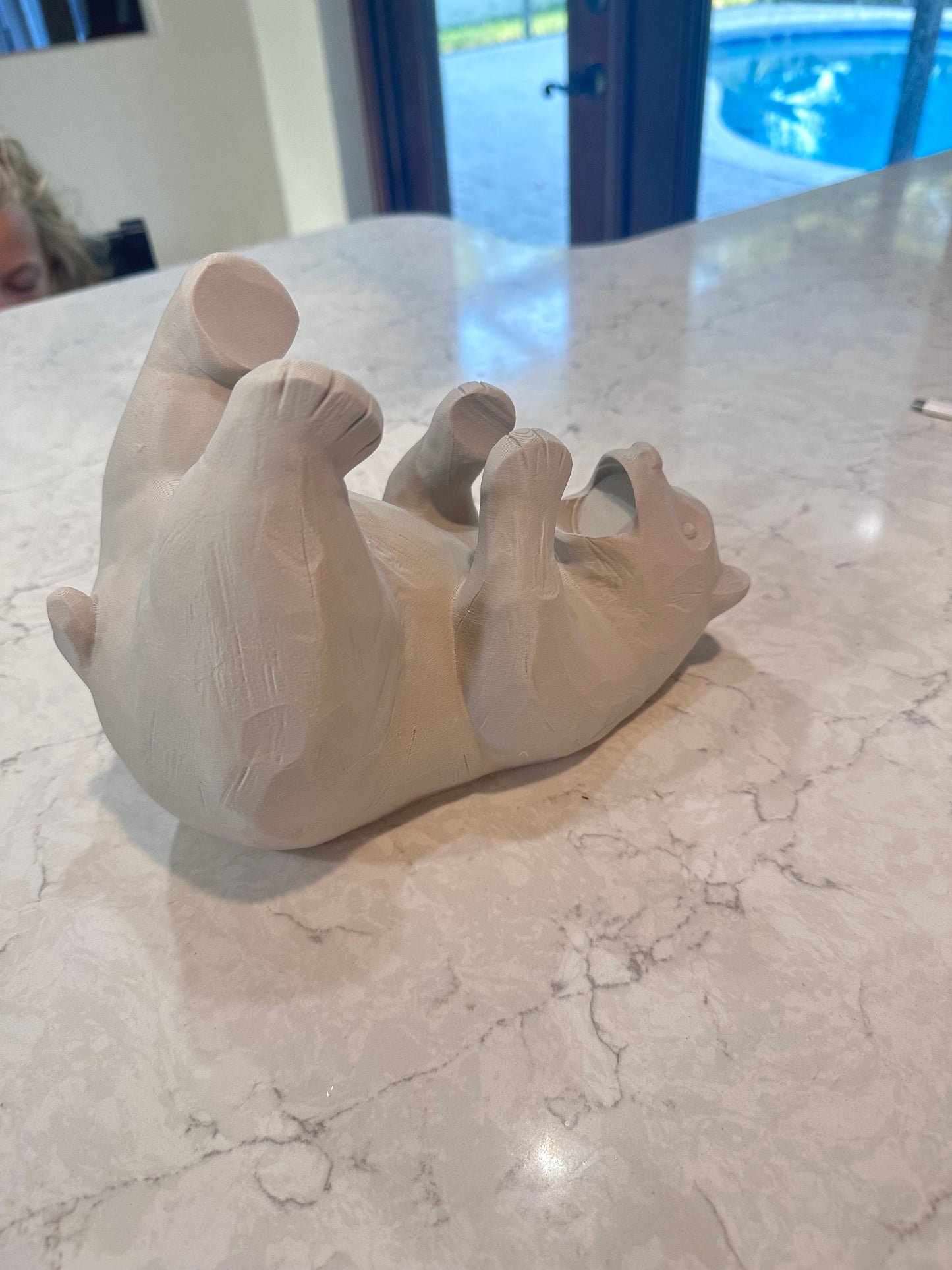 Bear Wine Bottle Holder / 3D Printed Wine Holder