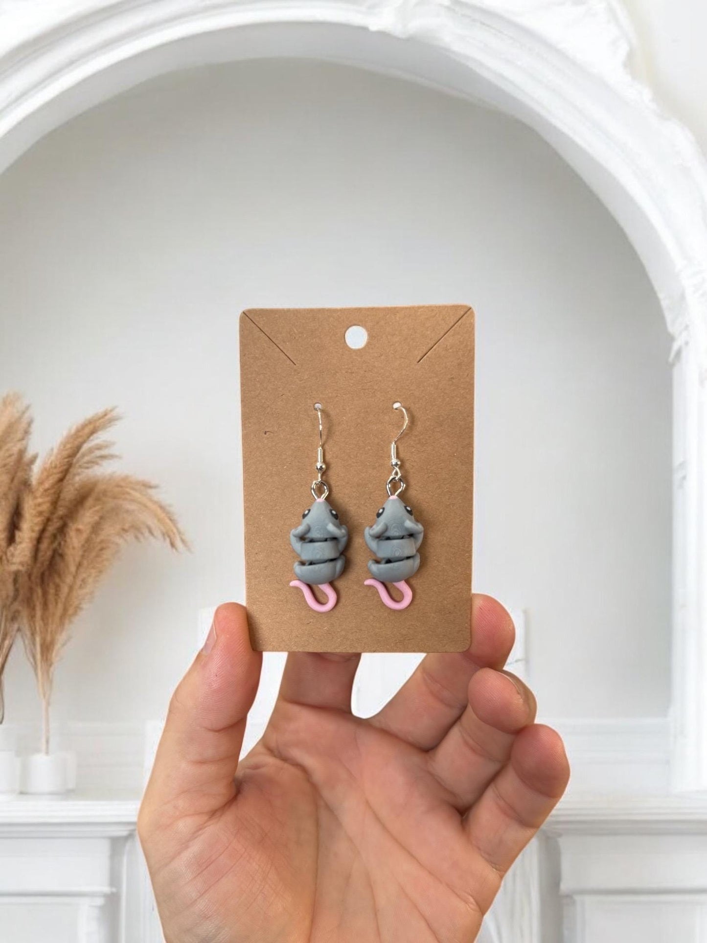 Mice Earrings / 3D Printed Earrings