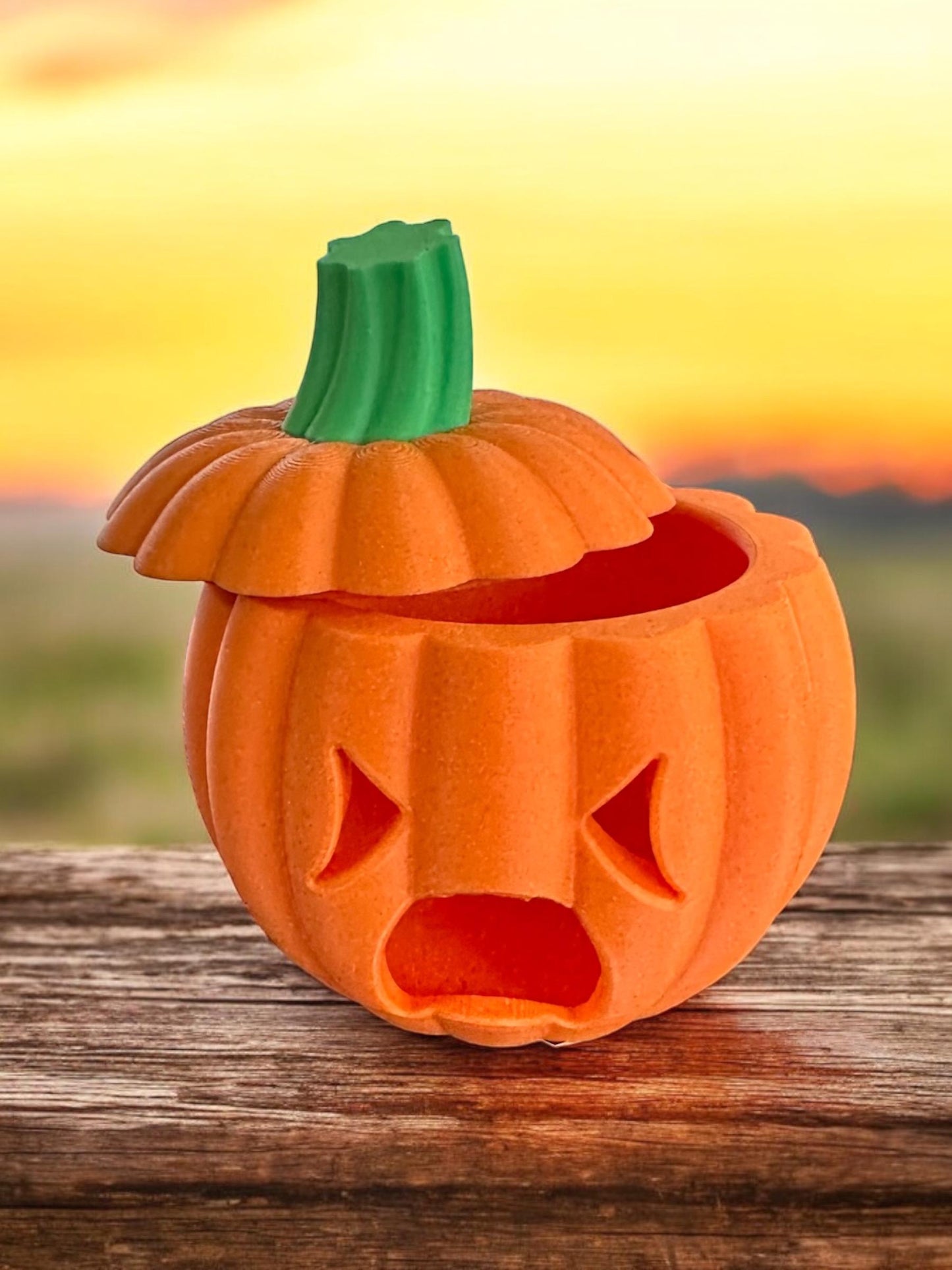 3D Printed Halloween Pumpkin (Set of Three)