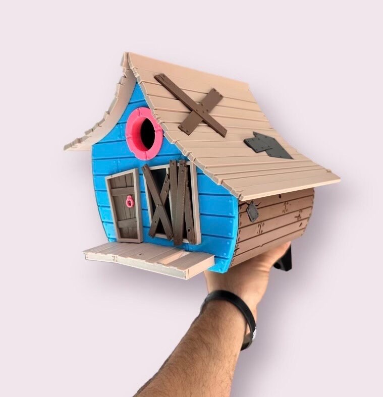 3D Printed Birdhouse / Cozy Avian Retreat birdhouse