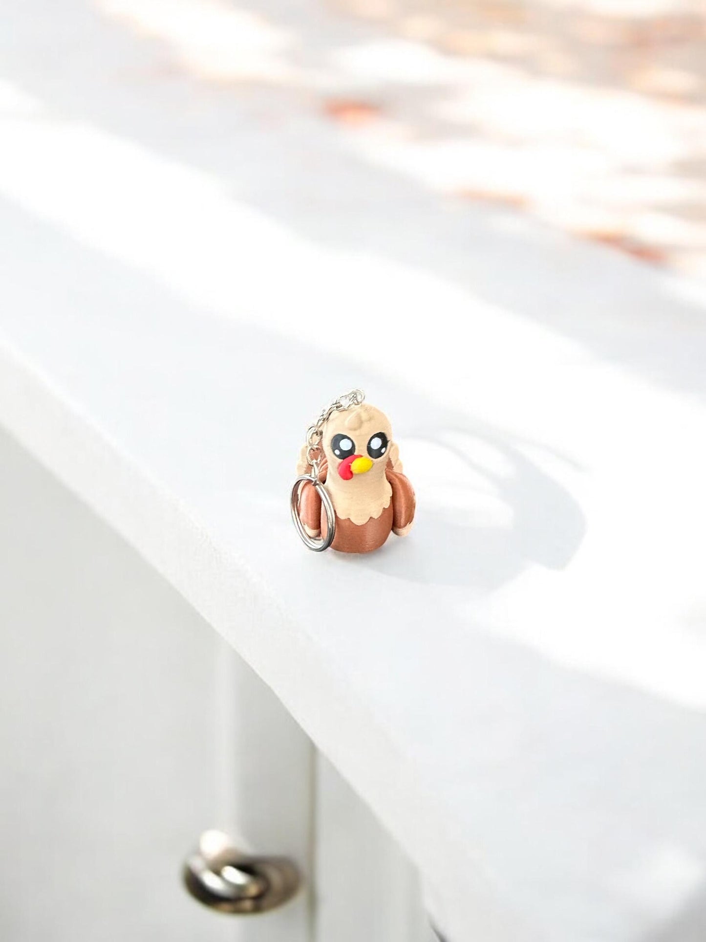 Mini Turkey Keychain / 3d Printed Turkey