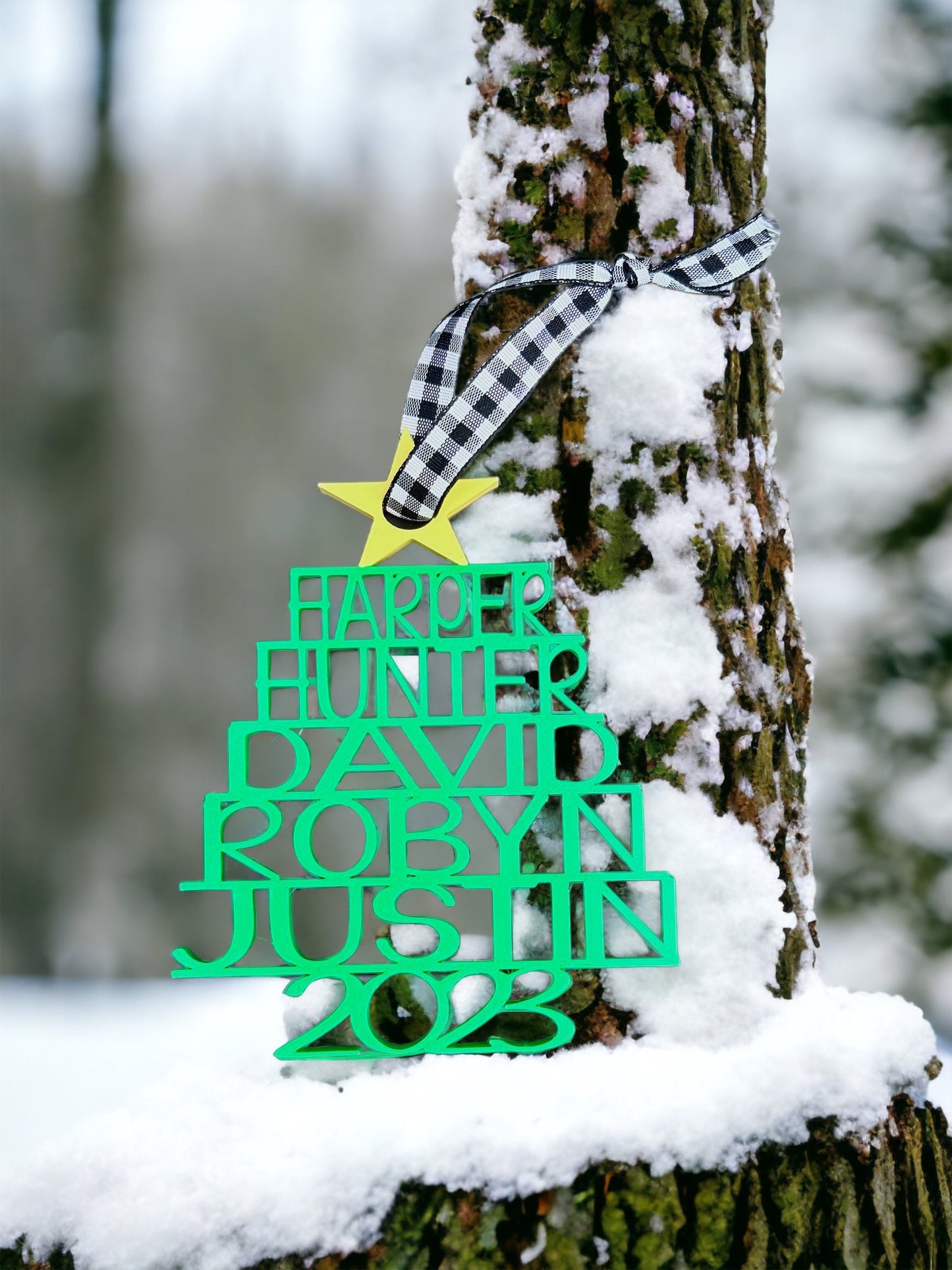 Personalized Christmas Tree Ornament