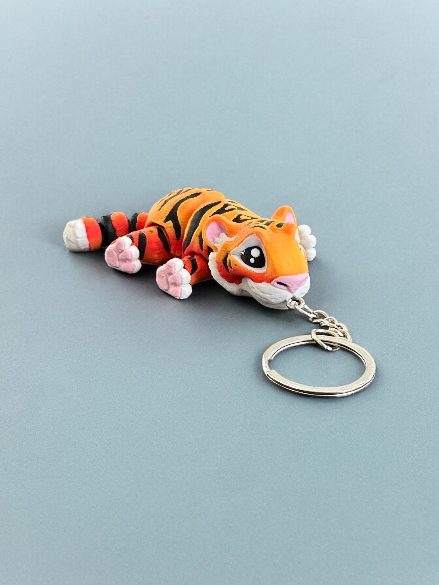 Mini Tiger Keychain / 3D Printed Tiger