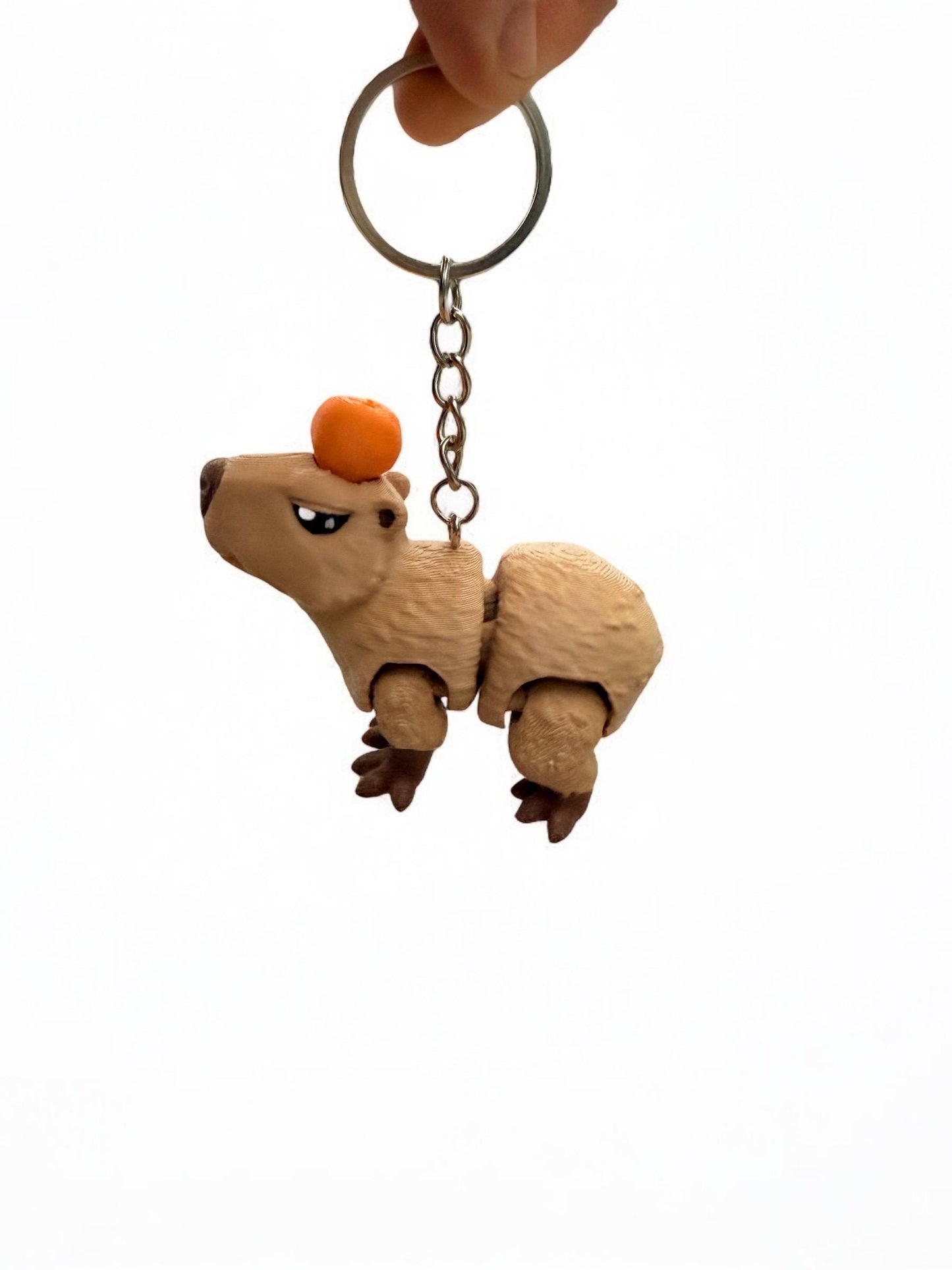3D Printed Capybara Keychain - RJM Customs
