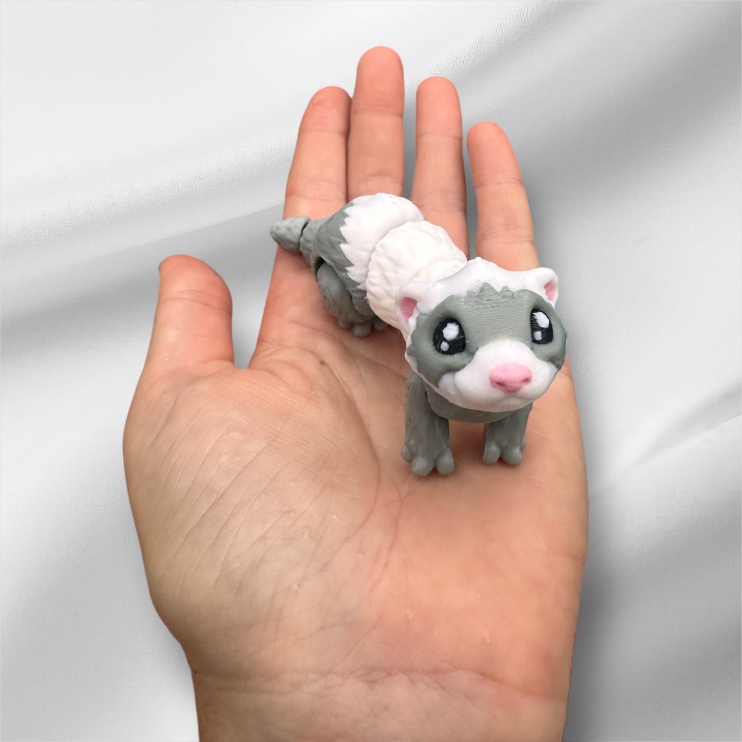 Mini Ferret Keychain / 3d Printed Keychain - RJM Customs