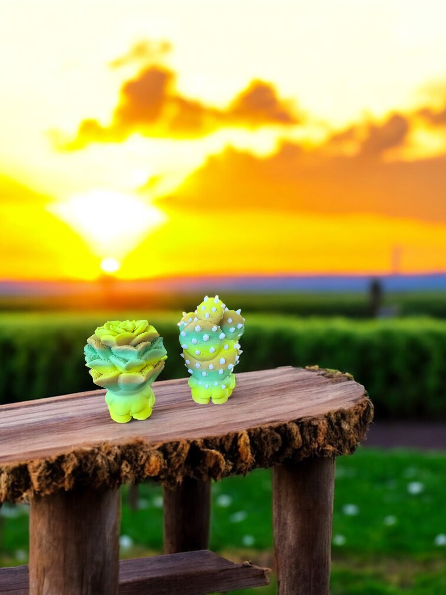 3D Printed Cactus plant