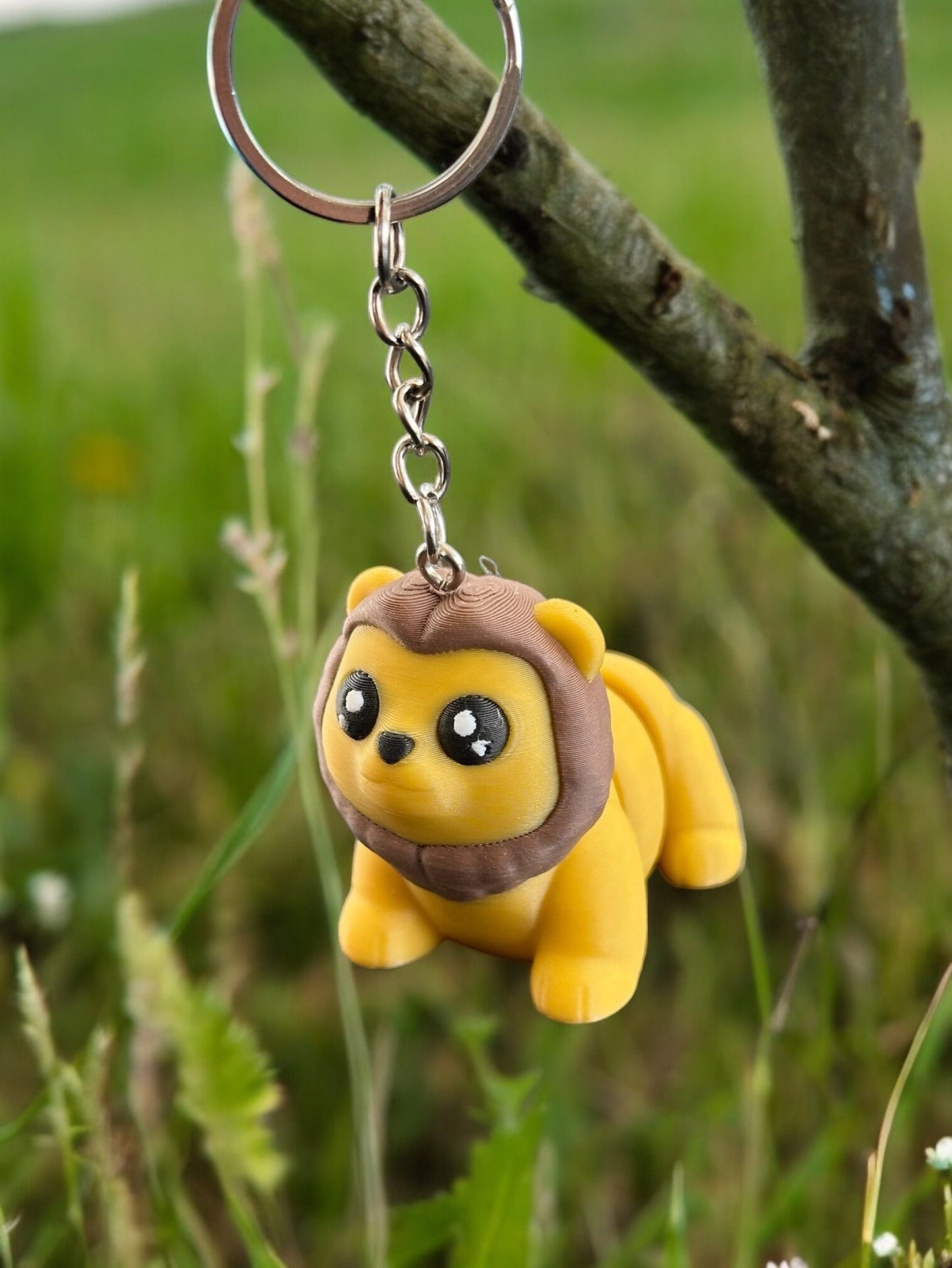 Mini Lion Keychain