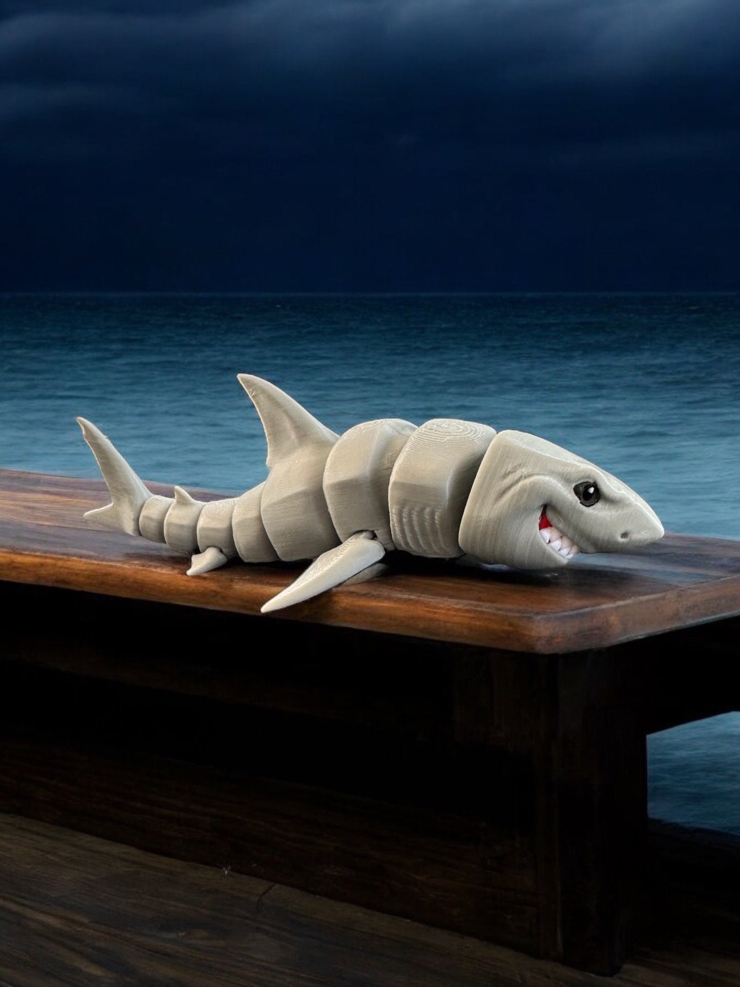 Young Great White Shark / 3D printed shark