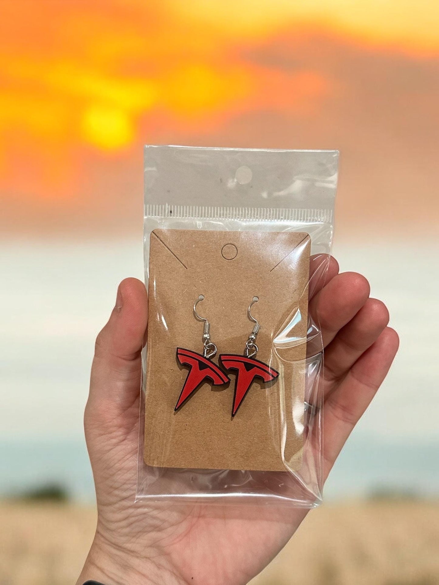 Tesla Inspired Earrings