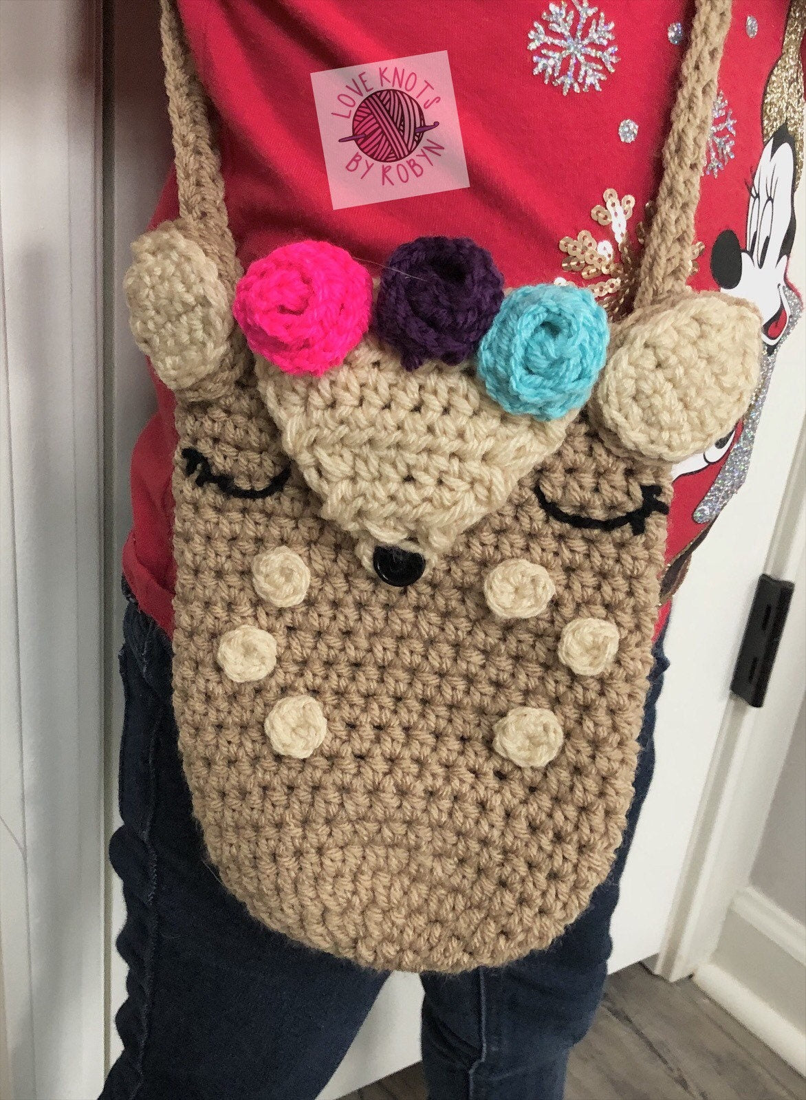Crochet Deer Purse / Child Purse