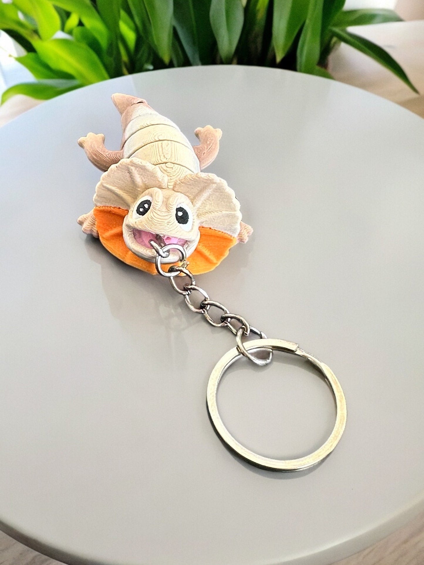 Mini Frilled Dragon Keychain
