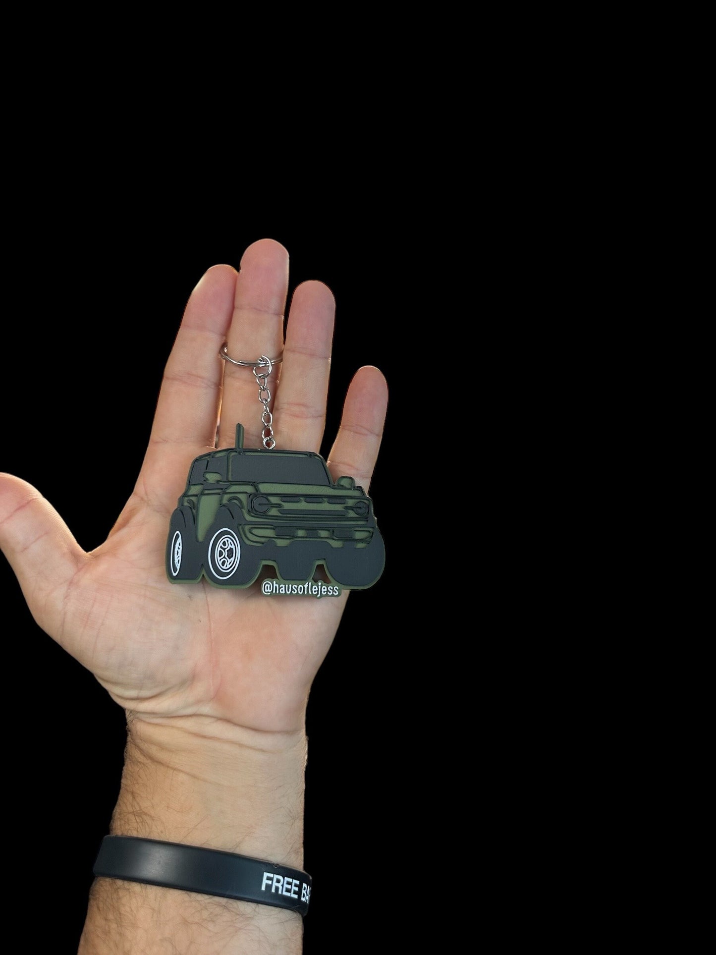 Custom Bronco Keychain