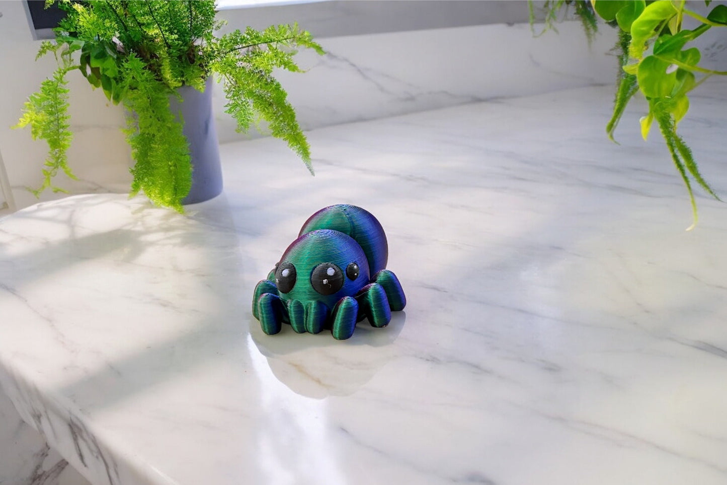 Mini Jumping Spider Keychain / 3d printed spider keychain - RJM Customs