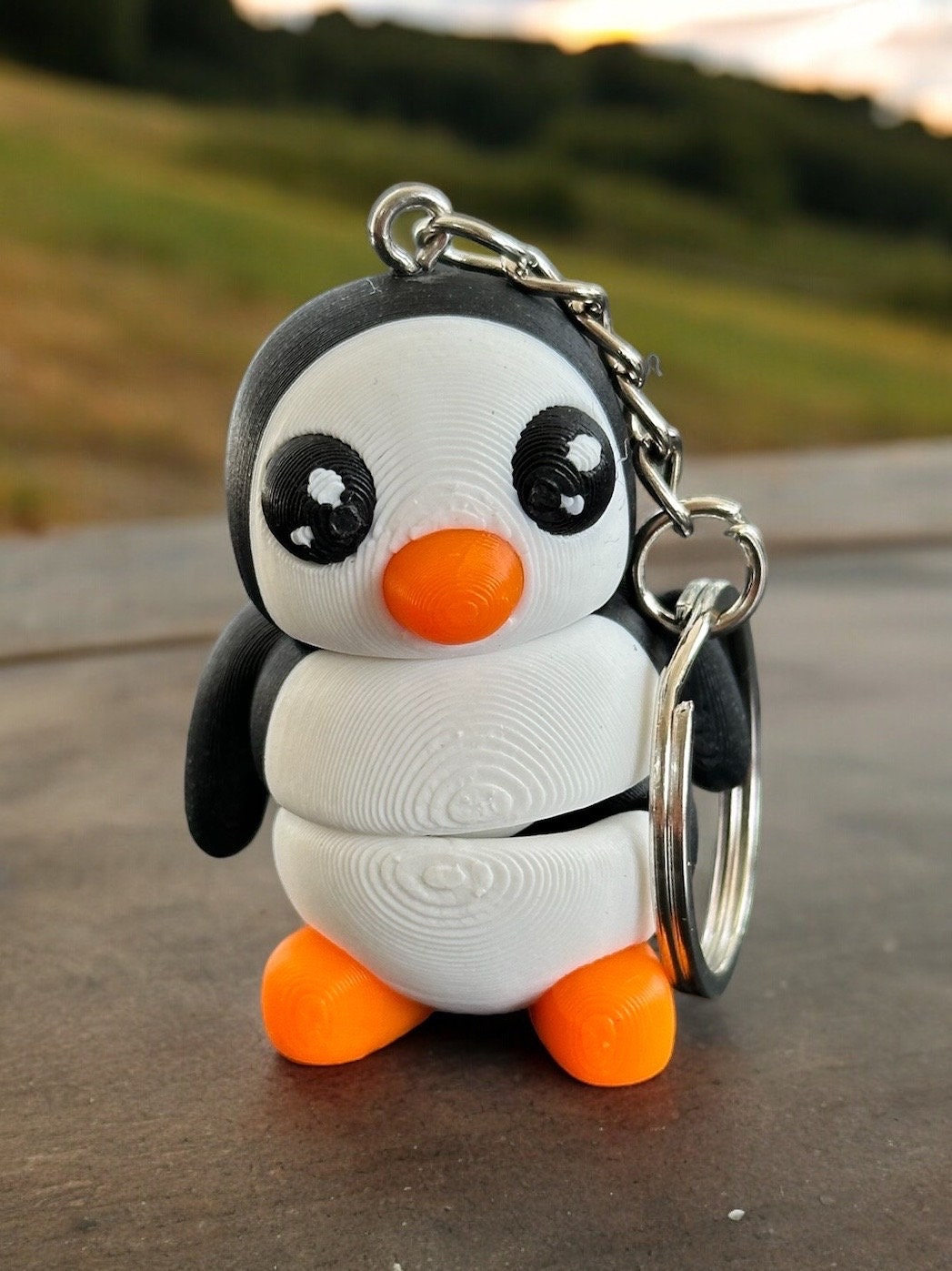 Mini Penguin Keychain