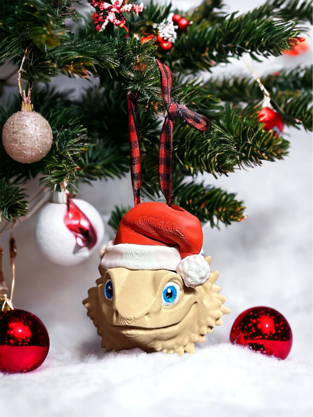 Christmas Bearded Dragon ornament