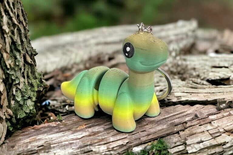 Brontosaurus Keychain