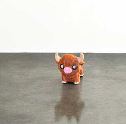 Highland Cow miniature / 3D Printed Cow