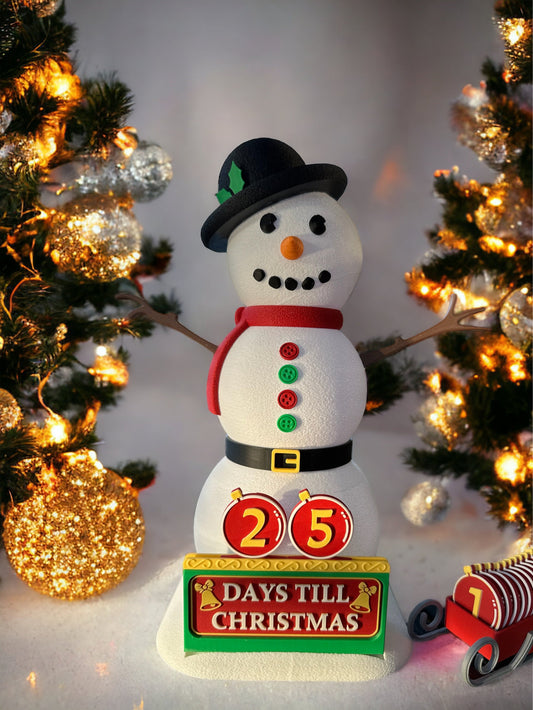 Snowman Advent Calendar / 3D Printed Advent Calendar