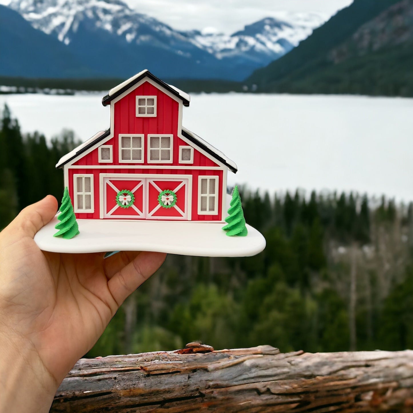 Christmas Village Barn