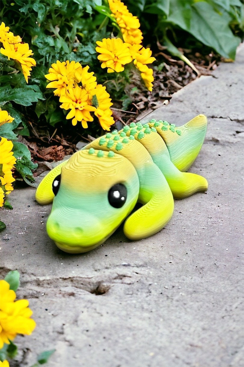 Mini Gator Keychain / 3d Alligator Keychain