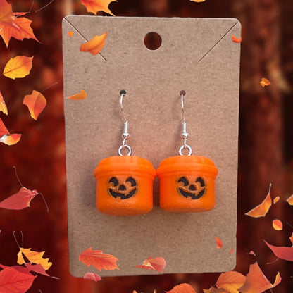 Mcbucket Inspired Earrings / 3d Printed Dangle Earrings