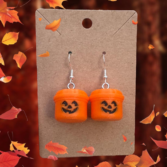 Mcbucket Inspired Earrings / 3d Printed Dangle Earrings