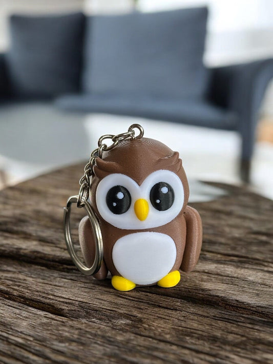 Mini Owl Keychain / 3d printed Owl