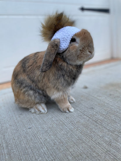 Crochet PomPom Beanie for Bunnies - RJM Customs