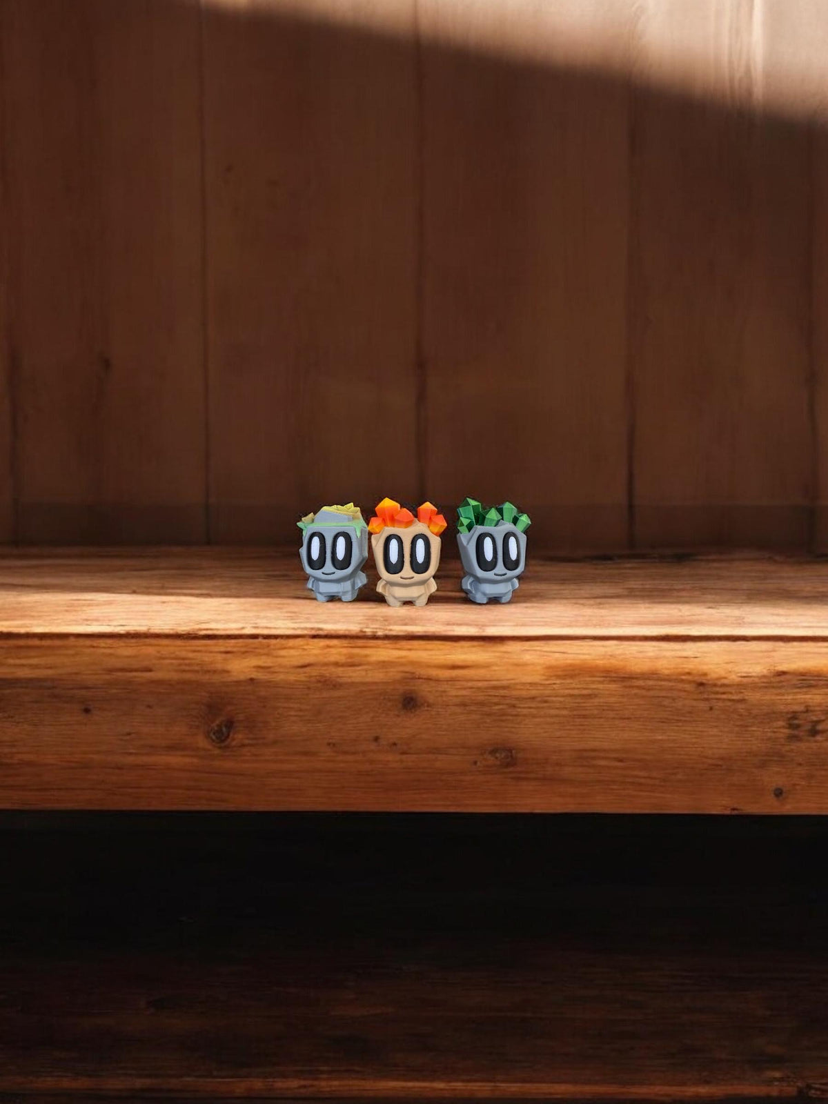 3D Printed Pet Rock Trio / Pet Rocks - RJM Customs