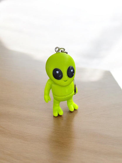 Alien Keychain / 3D Printed Alien - RJM Customs