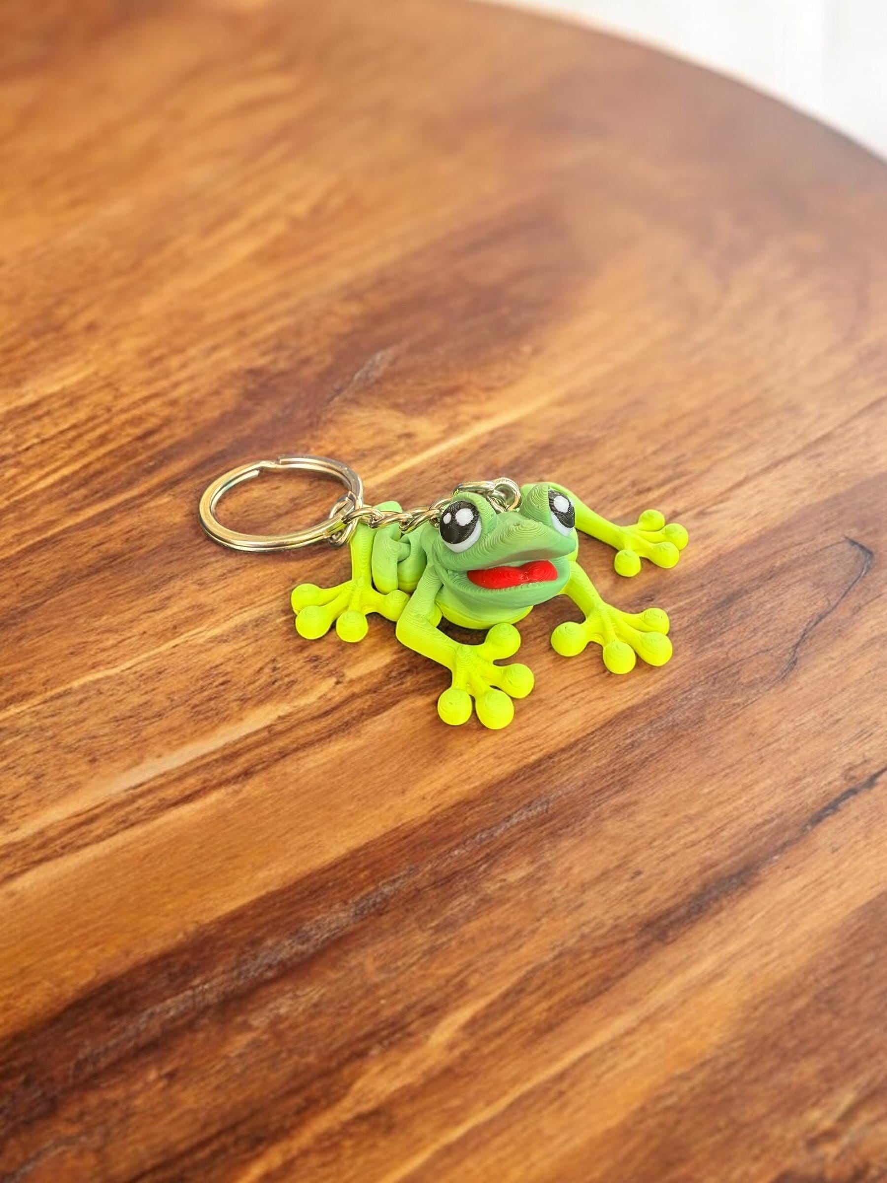 Frog Keychain / 3D Printed Keychain - RJM Customs