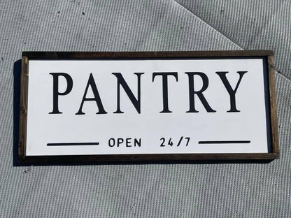 Pantry Farmhouse Sign / 3D Pantry Sign - RJM Customs