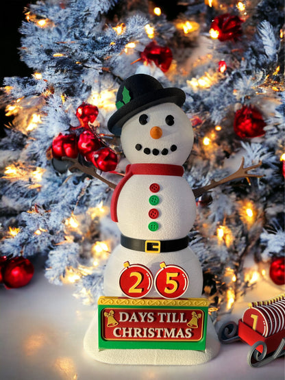 Snowman Advent Calendar / 3D Printed Advent Calendar