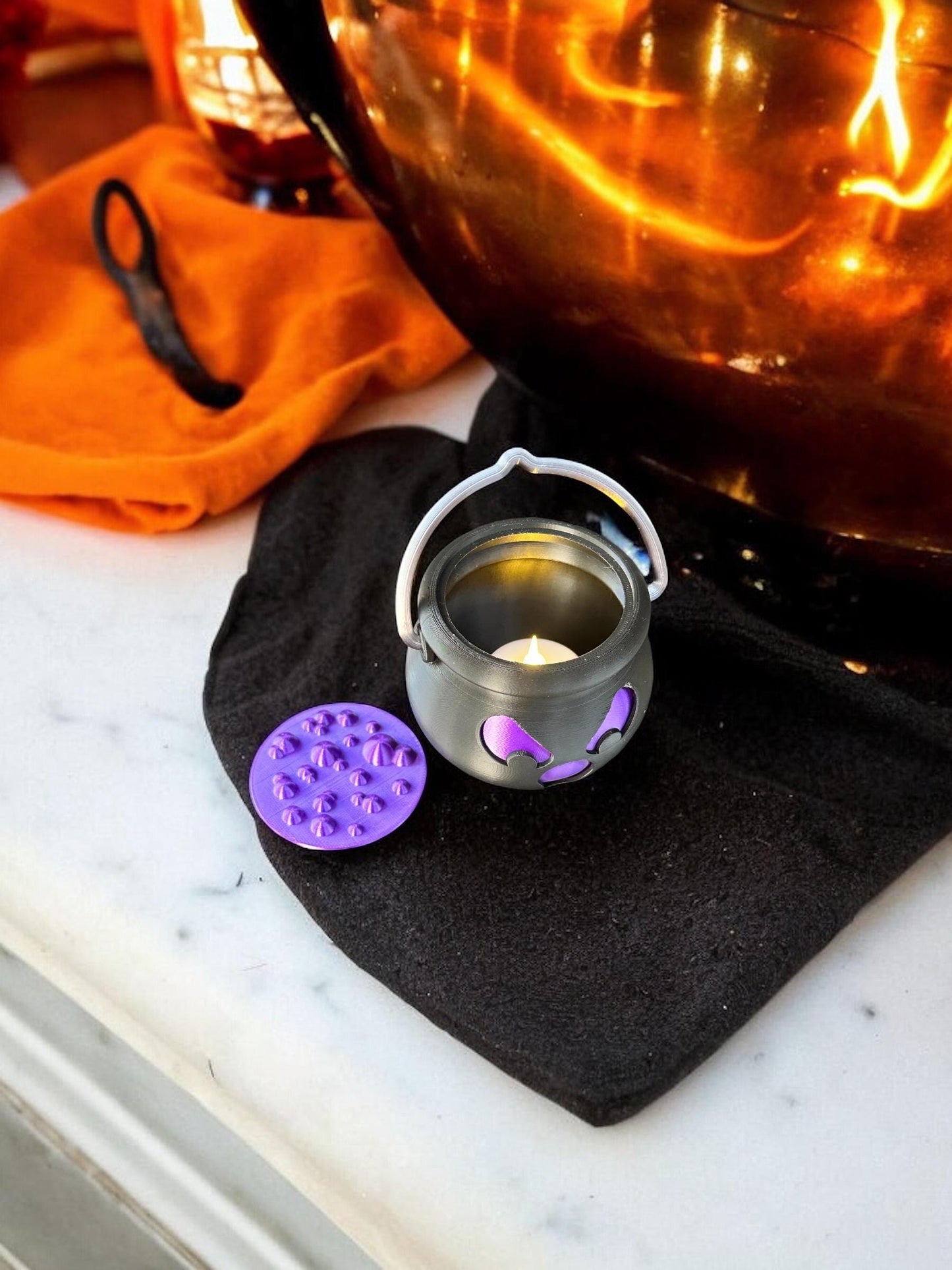 3d Printed Cauldron / Halloween Decor