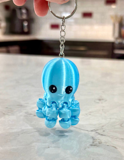 Mini Octopus Keychain