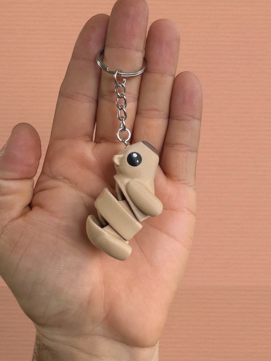 Mini Capybara Keychain