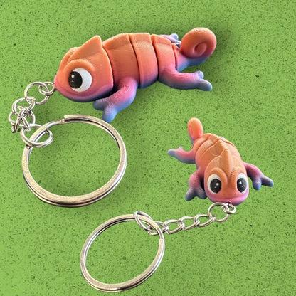 Mini Chameleon Keychain