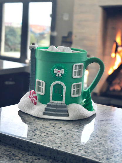 Hot Cocoa Christmas Village House