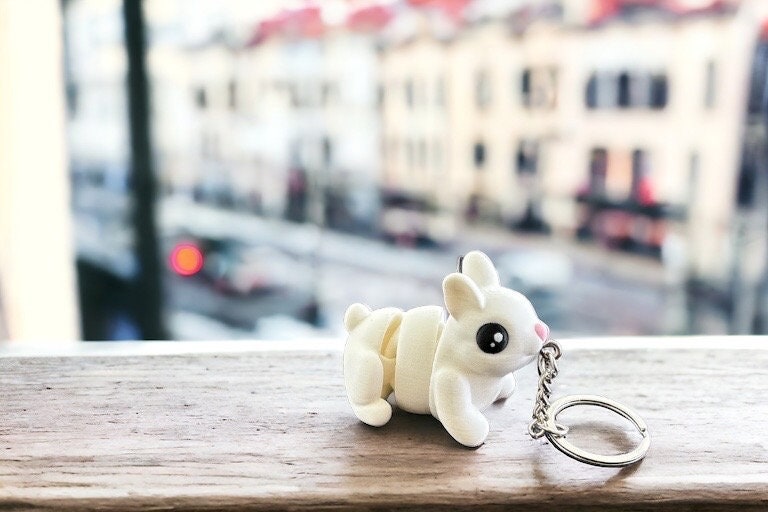 Mini Bunny keychain