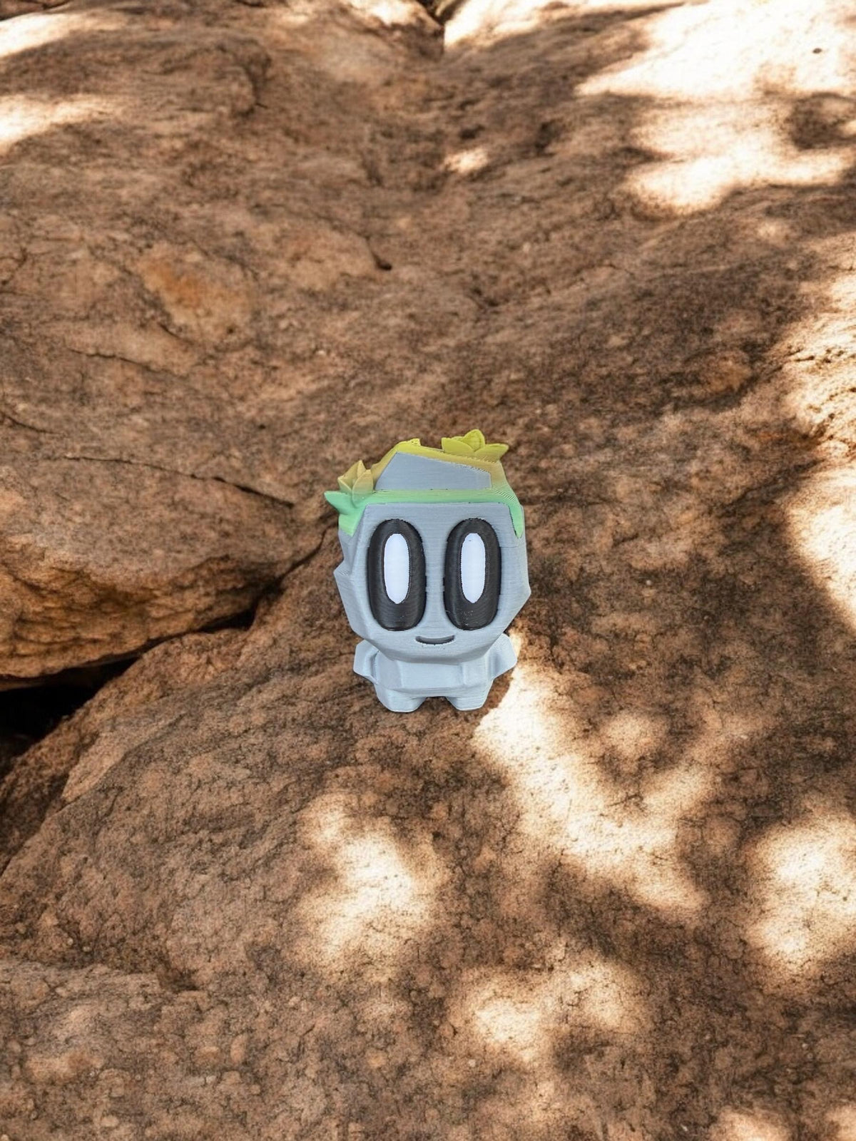 3D Printed Mossy Pet Rock - RJM Customs