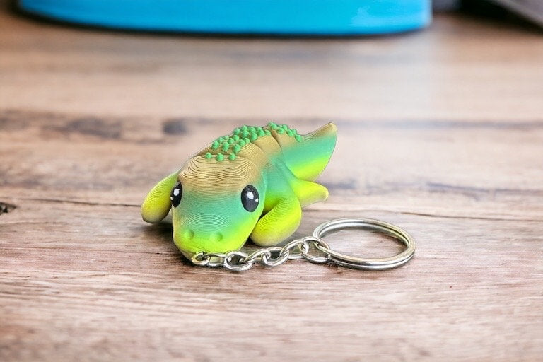 Mini Gator Keychain / 3d Alligator Keychain