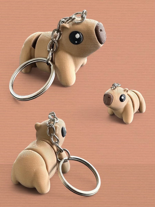 Mini Capybara Keychain