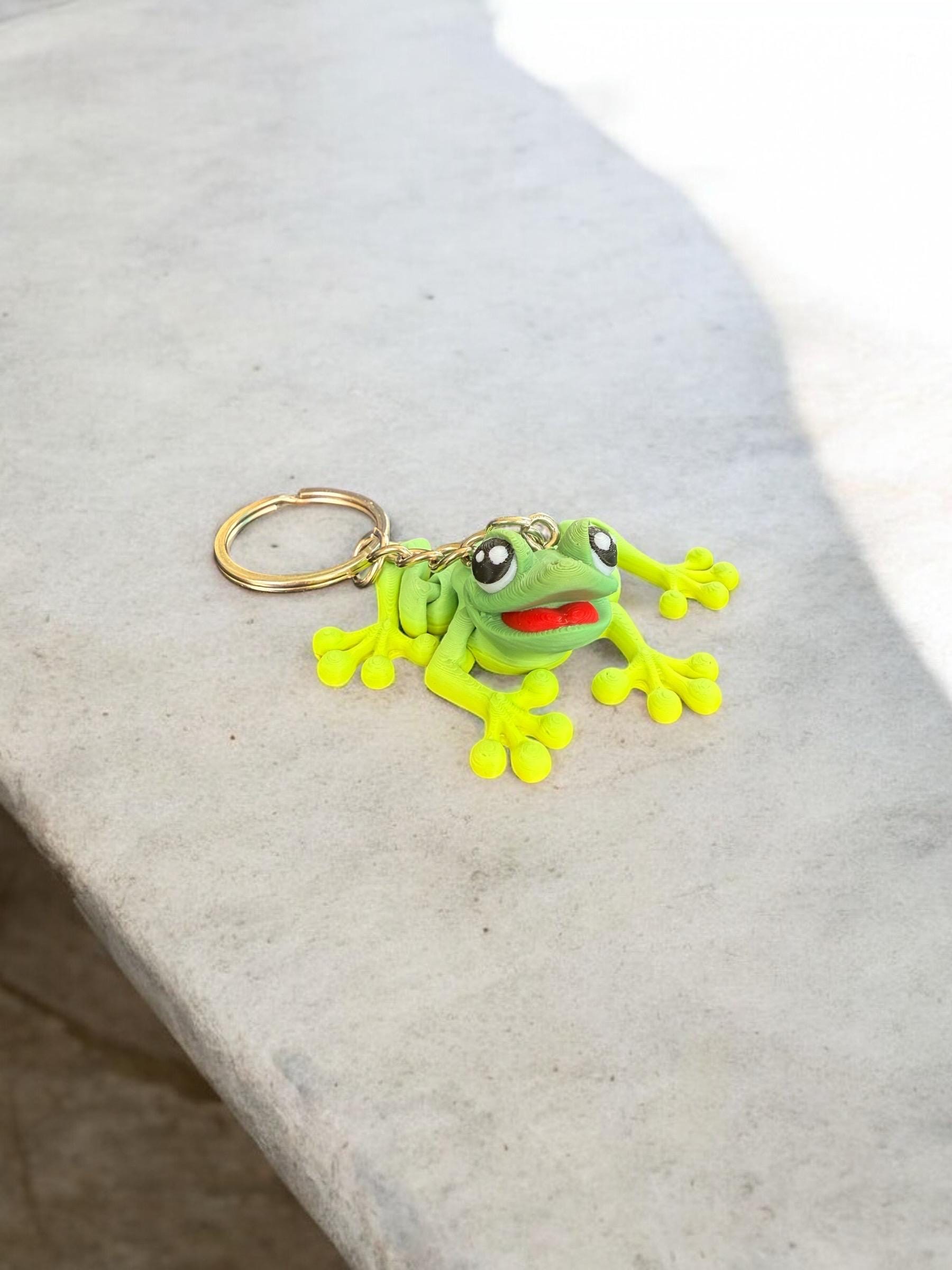 Frog Keychain / 3D Printed Keychain - RJM Customs