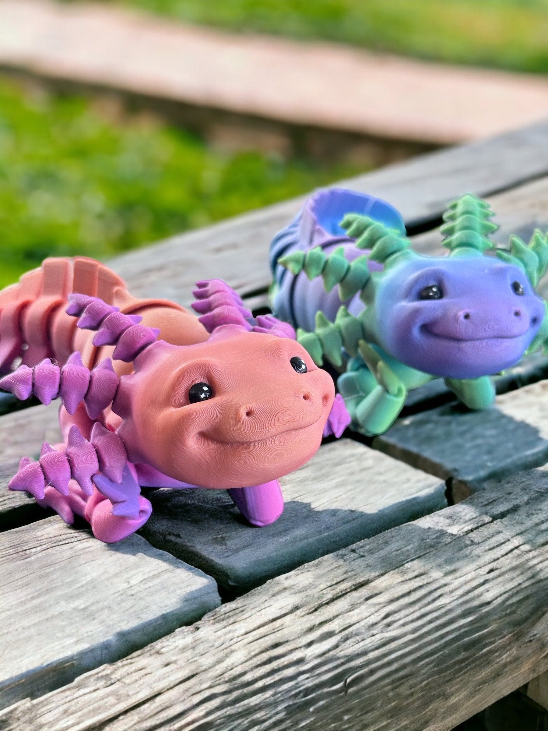 3D Printed Axolotl - RJM Customs