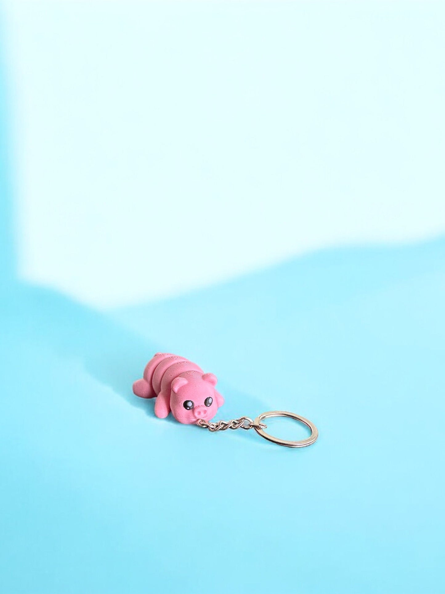 Mini Pig Keychain / 3d printed pig