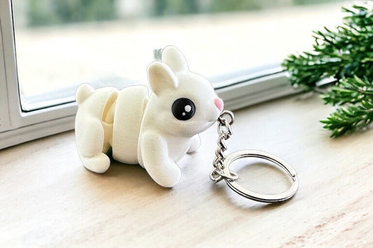 Mini Bunny keychain