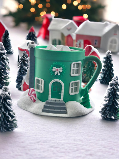 Hot Cocoa Christmas Village House