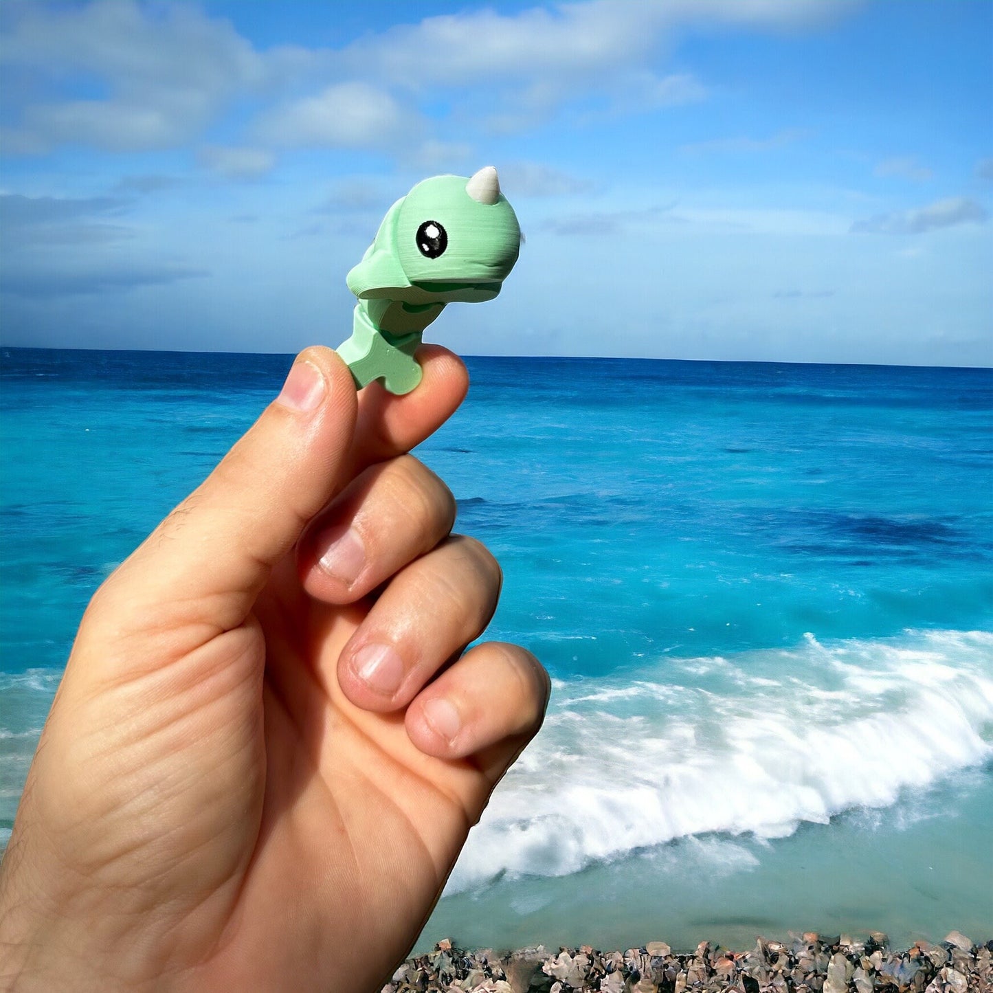 Mini Narwhal Keychain